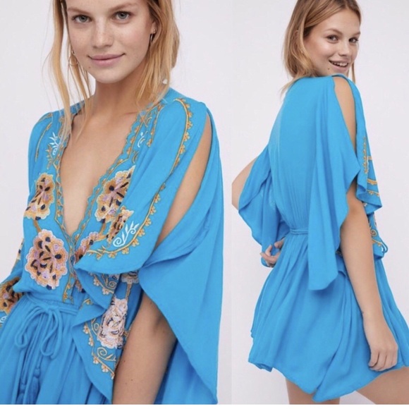 Free People Embroidered Mini - Picture 3 of 9